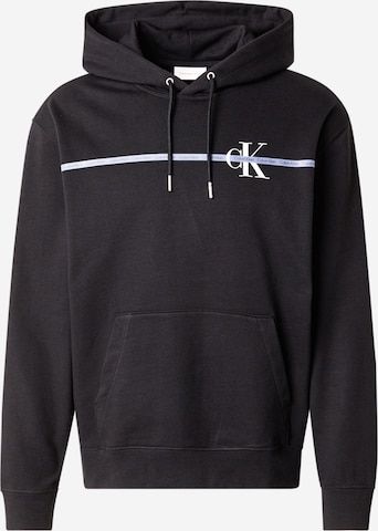Calvin KleinSweater majica - crna boja: prednji dio