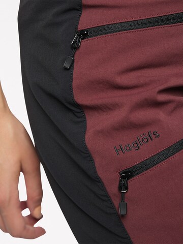 Haglöfs Regular Outdoorhose 'Rugged Flex' in Rot