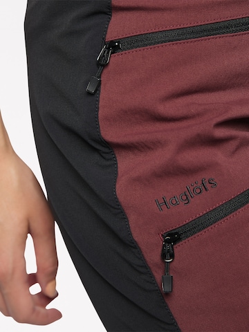 Haglöfs Regular Outdoorhose 'Rugged Flex' in Rot