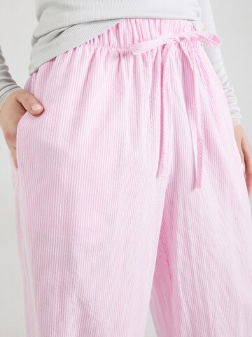 Wide Leg Pantalon 'ONLAUGUSTA' ONLY en rose