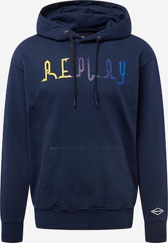 REPLAY Sweatshirt in Blau: predná strana