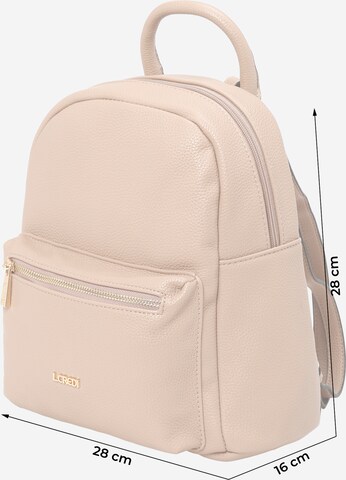 L.CREDI Rucksack 'Budapest' in Beige