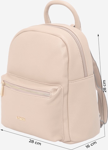 L.CREDI Rucksack 'Budapest' in Beige