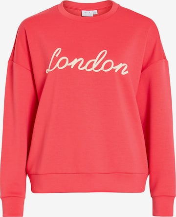 Sweat-shirt 'VISif' VILA en rouge : devant