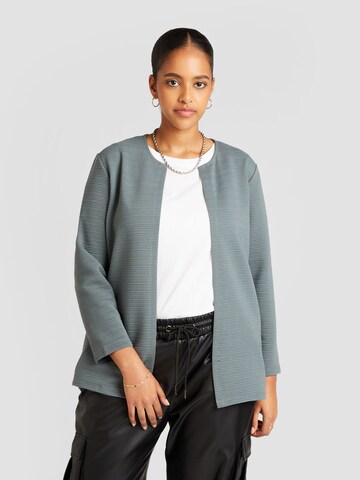 ONLY Carmakoma Knit cardigan 'MECO' in Green: front