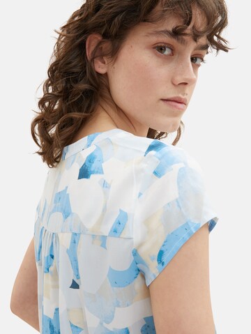 TOM TAILOR Blouse in Blue