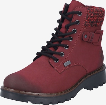 sarkans Rieker Sienamie zābaki: no priekšpuses