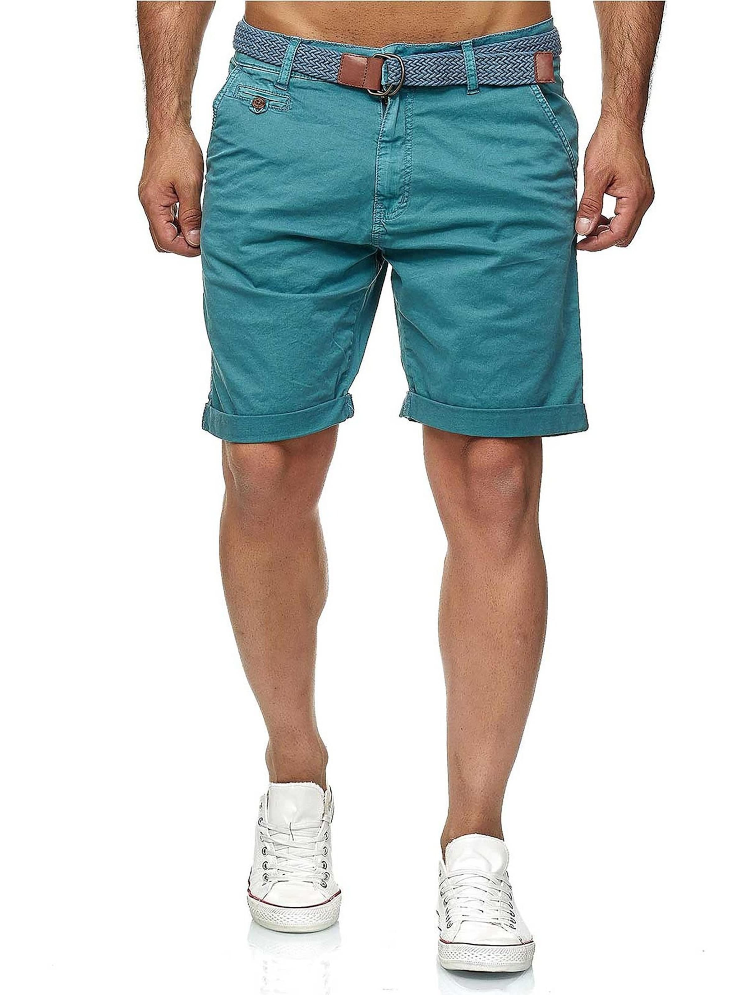 INDICODE Regular Hose 'Indicode Conor'‌‌‌‌‌‌‌ in Blau: Vorderseite