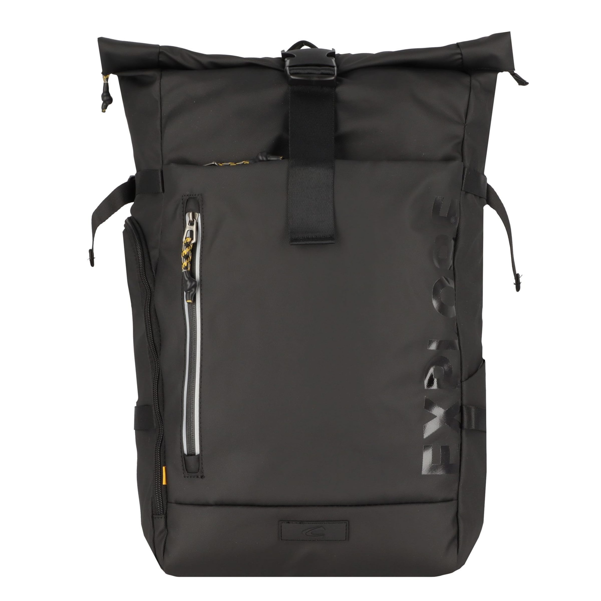 CAMEL ACTIVE Rucksack 'Explore' in Schwarz: Vorderseite