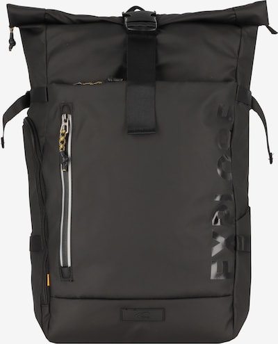 CAMEL ACTIVE Backpack 'Explore' in Yellow / Black / White, Item view