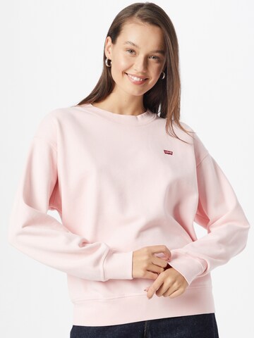 LEVI'S ® Bluzka sportowa 'Standard Crewneck Sweatshirt' w kolorze różowy: przód