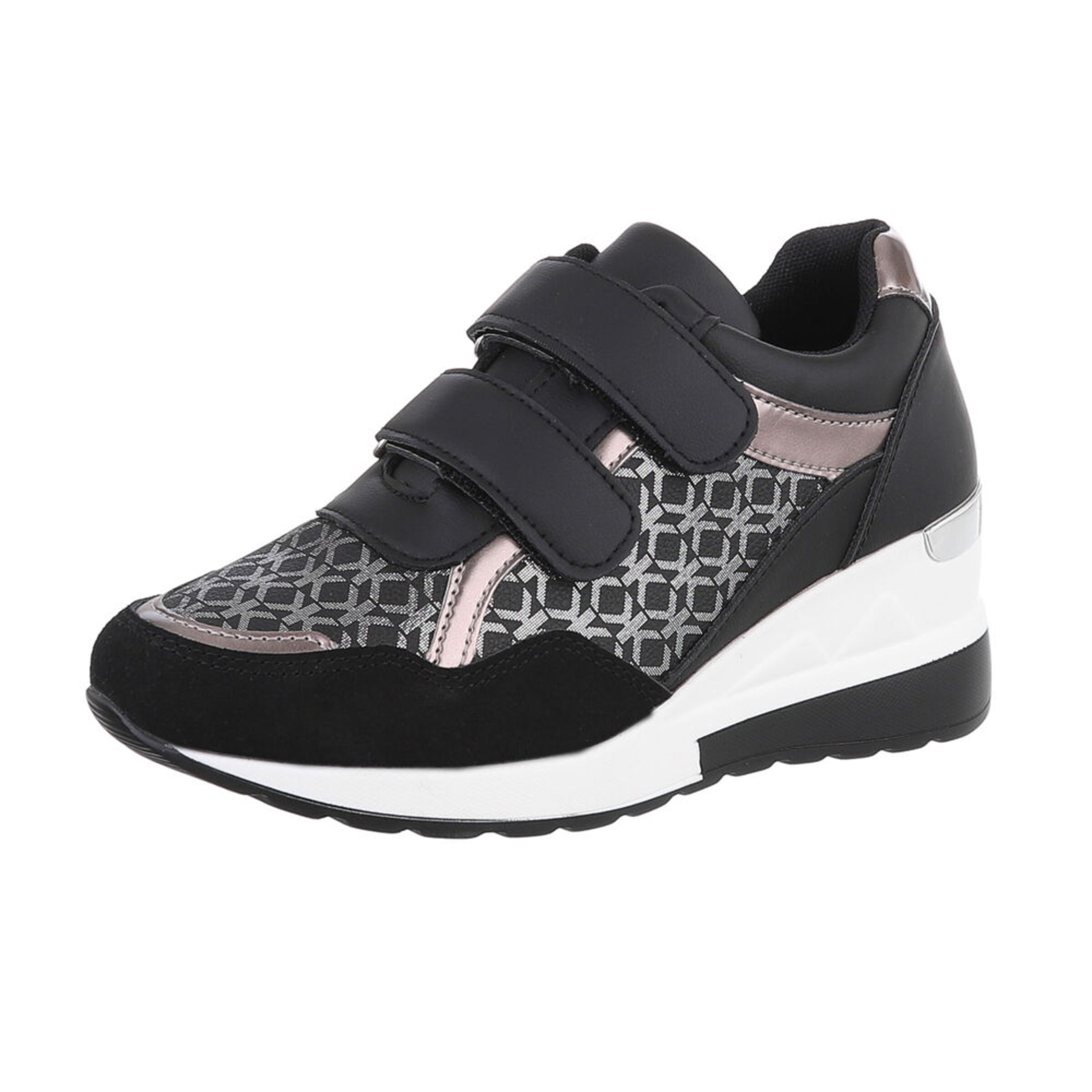 Ital-Design Sneakers in Black: front