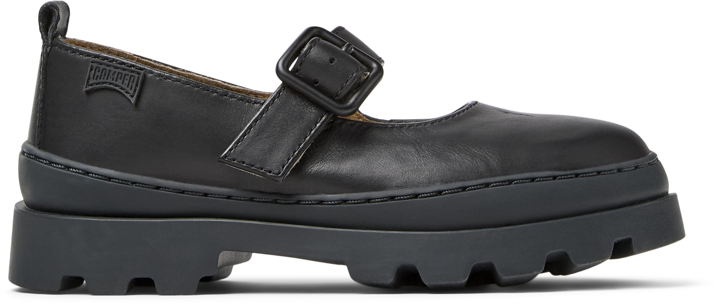 Ballerina 'Brutus' di CAMPER in nero: frontale