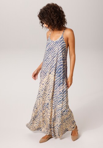 Aniston CASUAL Summer Dress in Blue: front