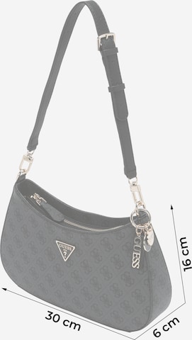 GUESS Schultertasche 'Noelle' in Schwarz