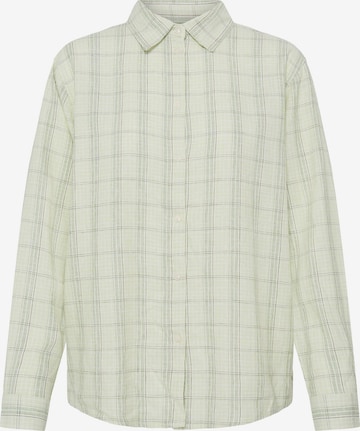 ICHI - Blusa 'LINNO' em verde: frente