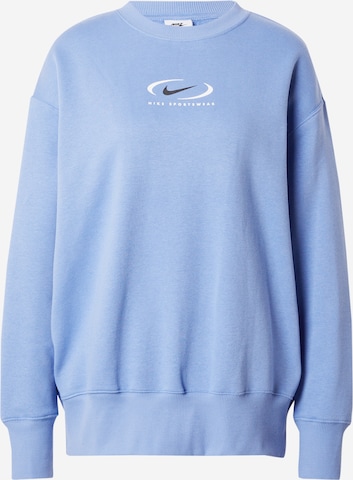 Nike Sportswear Mikina 'PHOENIX FLEECE' – modrá: přední strana