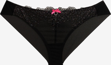 Slip 'embroidery opal' La Muel Lingerie en noir : devant