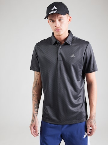 T-Shirt fonctionnel ADIDAS GOLF en gris : devant