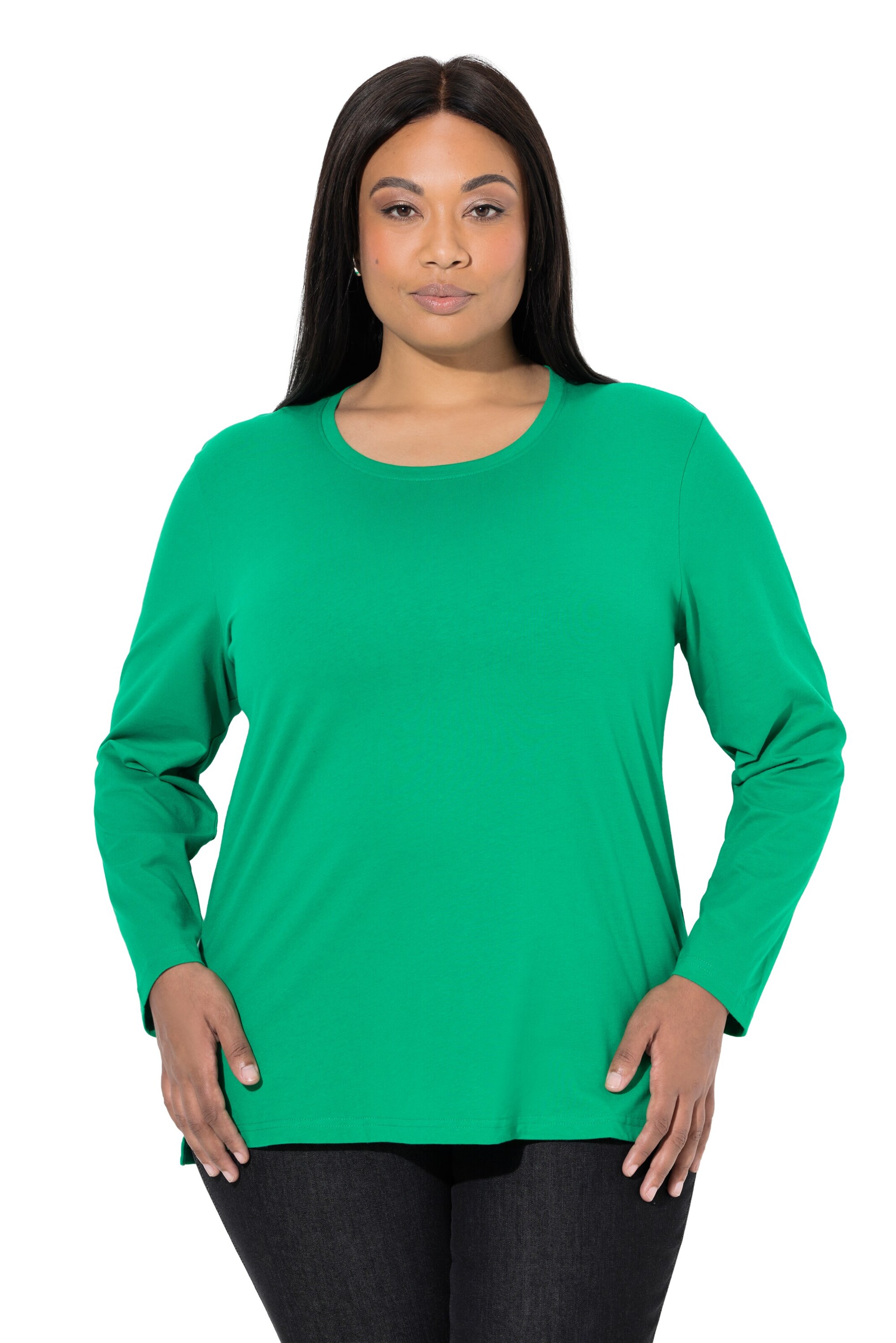 Ulla Popken Shirt in Green: front