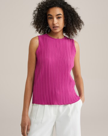 WE Fashion Blouse in Purple: front