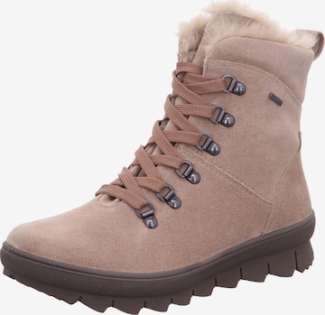 Legero Lace-Up Ankle Boots 'Novara' in Pink: front