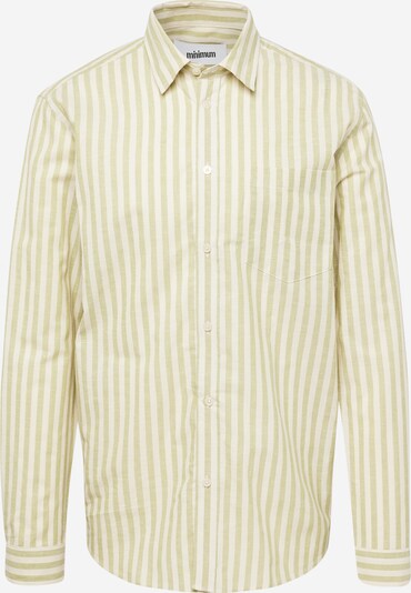 minimum Skjorte i lys beige / pastellgrønn, Produktvisning