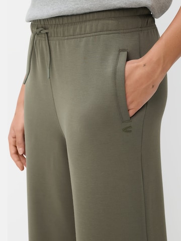 CAMEL ACTIVE Wide leg Pants in Green