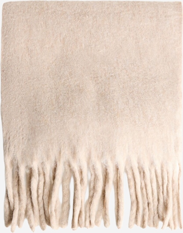 Écharpe Bershka en beige : devant