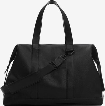 MANGO MAN Weekender 'weekcam' in Black: front