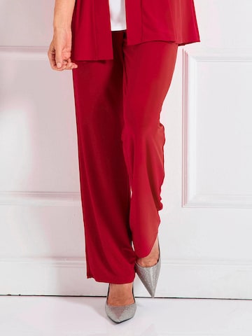 Loosefit Pantalon Goldner en rouge : devant