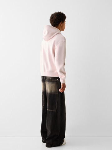 Bershka Sweatshirt i rosa