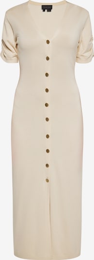 Megzta suknelė iš NAEMI, spalva – kremo, Prekių apžvalga