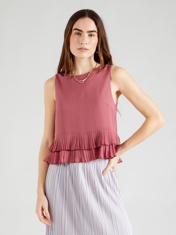 ABOUT YOU Blouse in Roze: voorkant