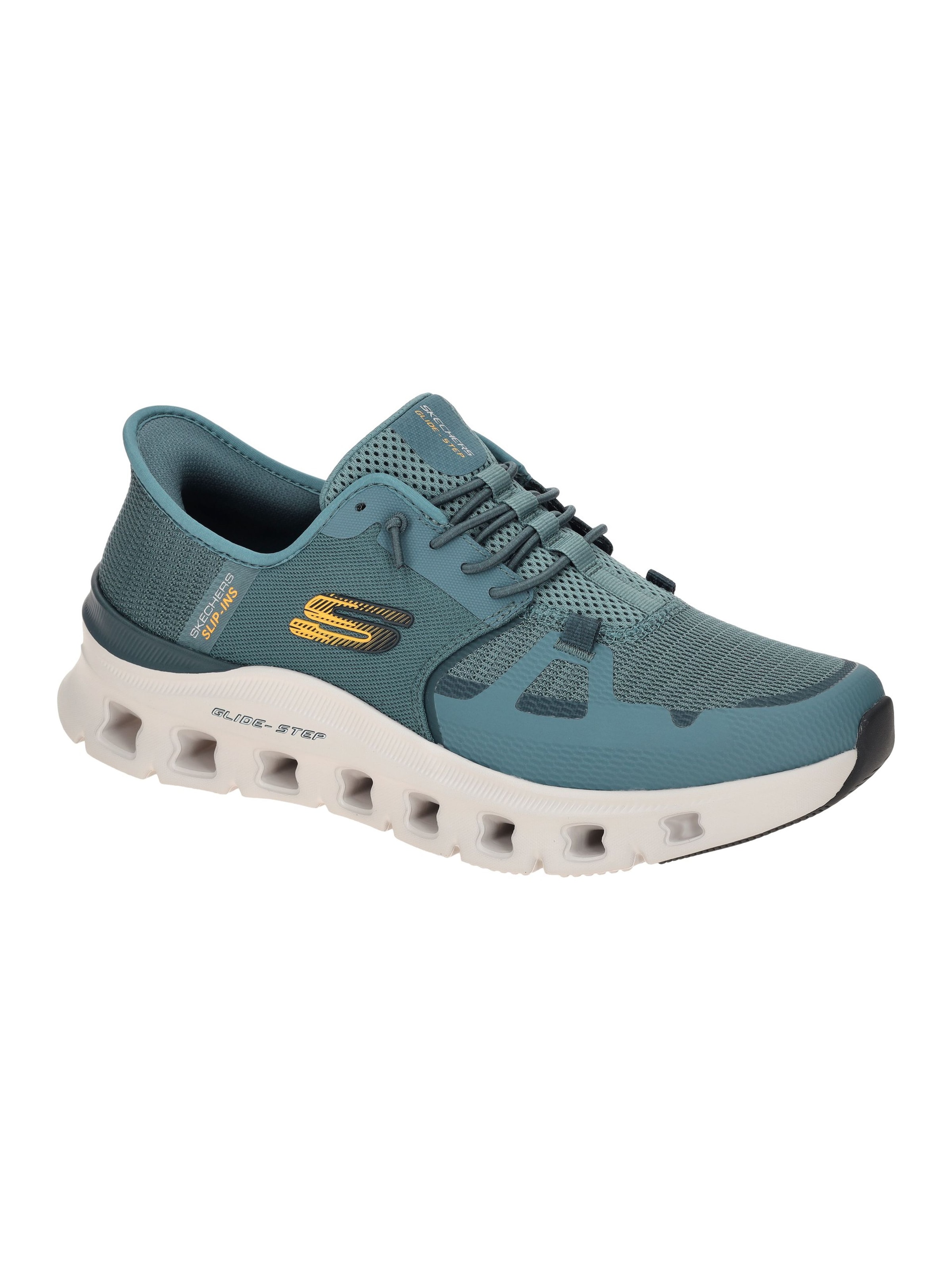 SKECHERS Slippers in Blue: front
