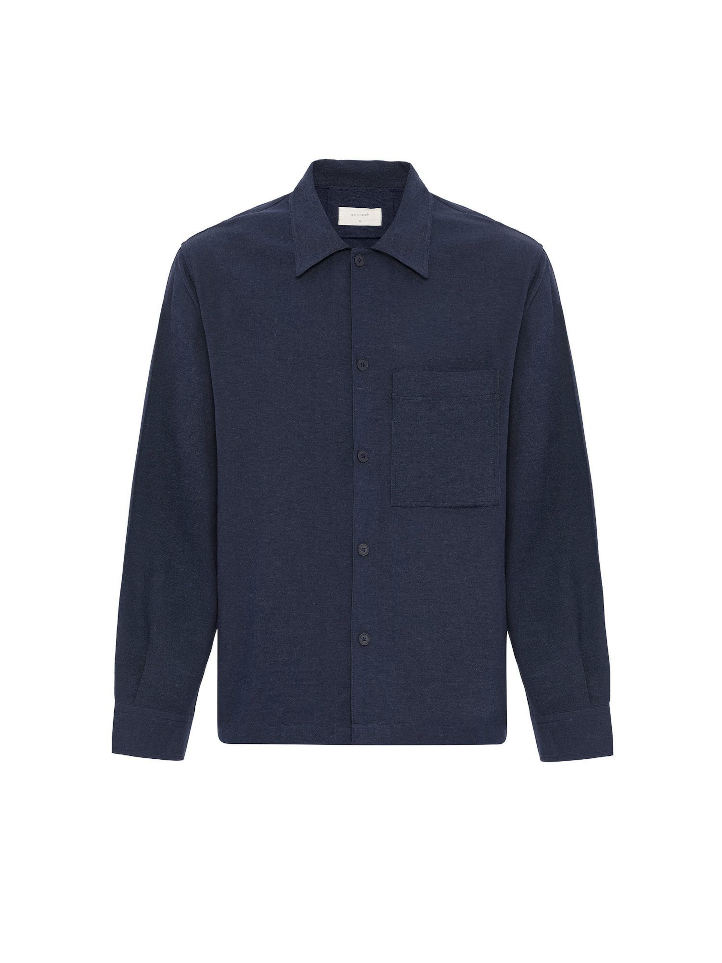 Coupe regular Chemise Antioch en bleu : devant