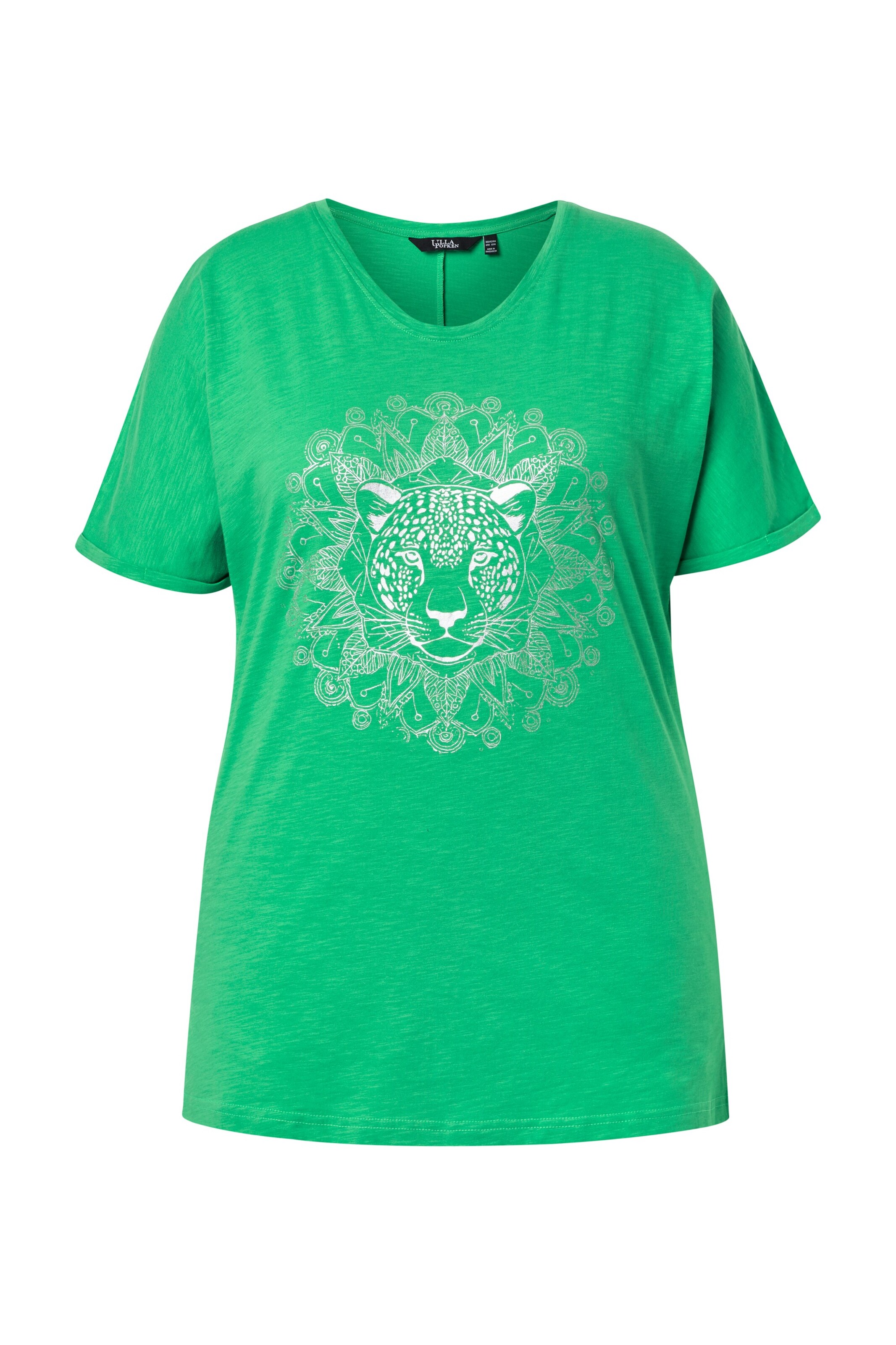 Ulla Popken Shirt in Grün: Vorderseite