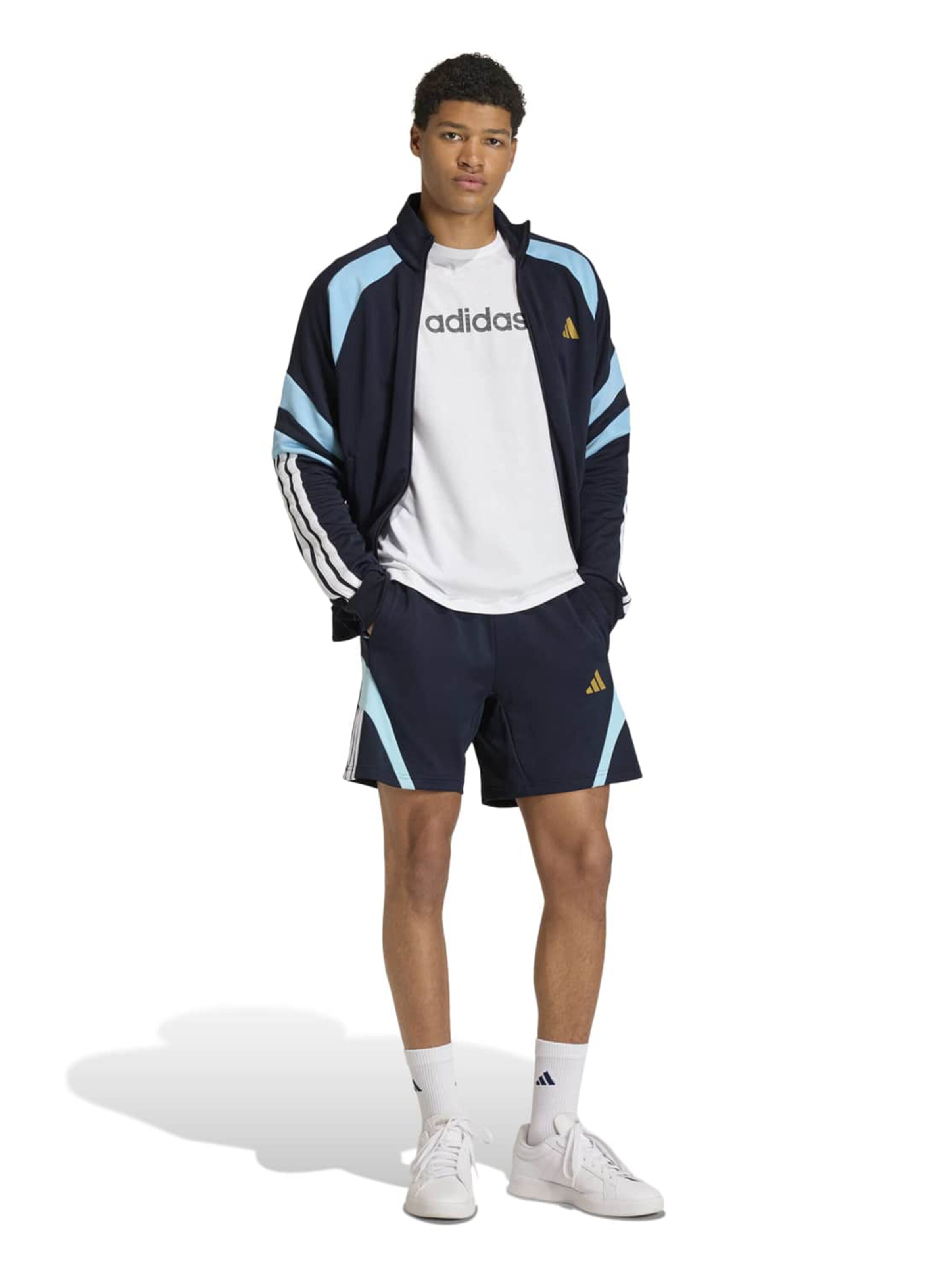 Veste de survêtement 'TIRO' ADIDAS SPORTSWEAR en bleu