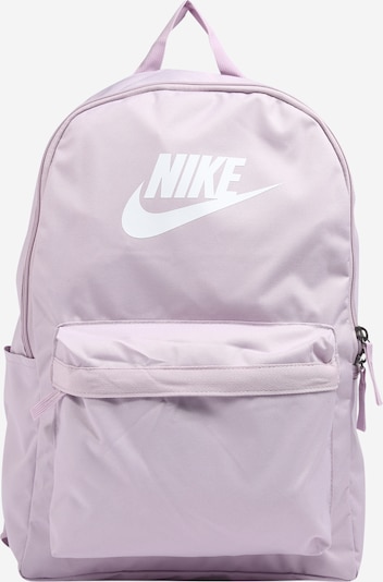 Nike Sportswear Rugzak 'Heritage 2.0' in de kleur Lichtlila / Wit, Productweergave