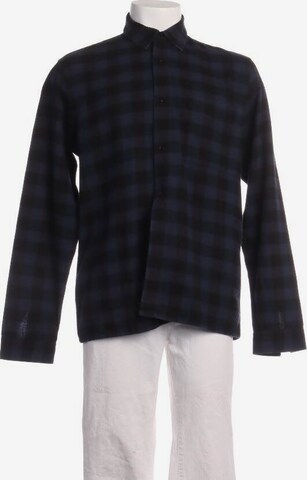Sandro Button Up Shirt in L in Blue: front