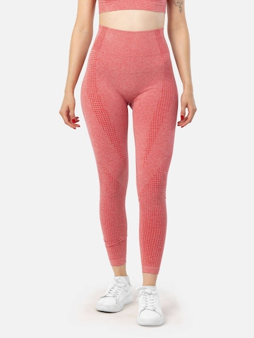 LEAFLETIC Skinny Leggings 'Leafletic Women’s Long Length Legging'‌‌‌ in Orange