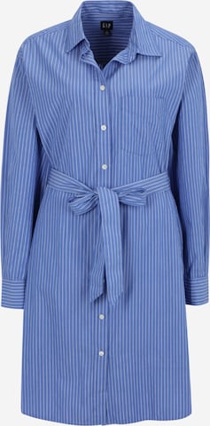 Gap Tall Shirt Dress in Blue: front