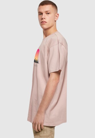 T-Shirt 'Miami' Merchcode en rose