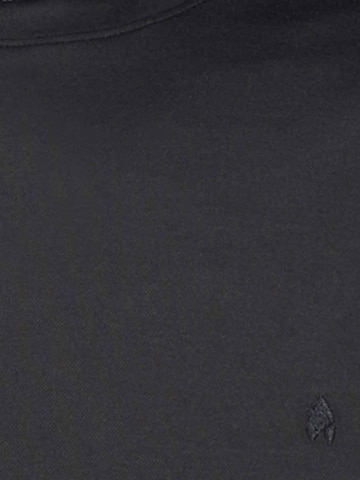 Ragman Shirt 'ROUND NECK SOLID' in Black
