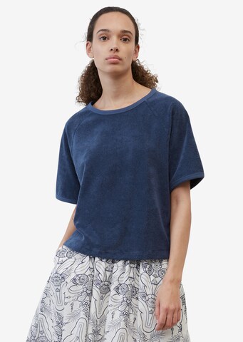 Marc O'Polo - Sweatshirt em azul: frente