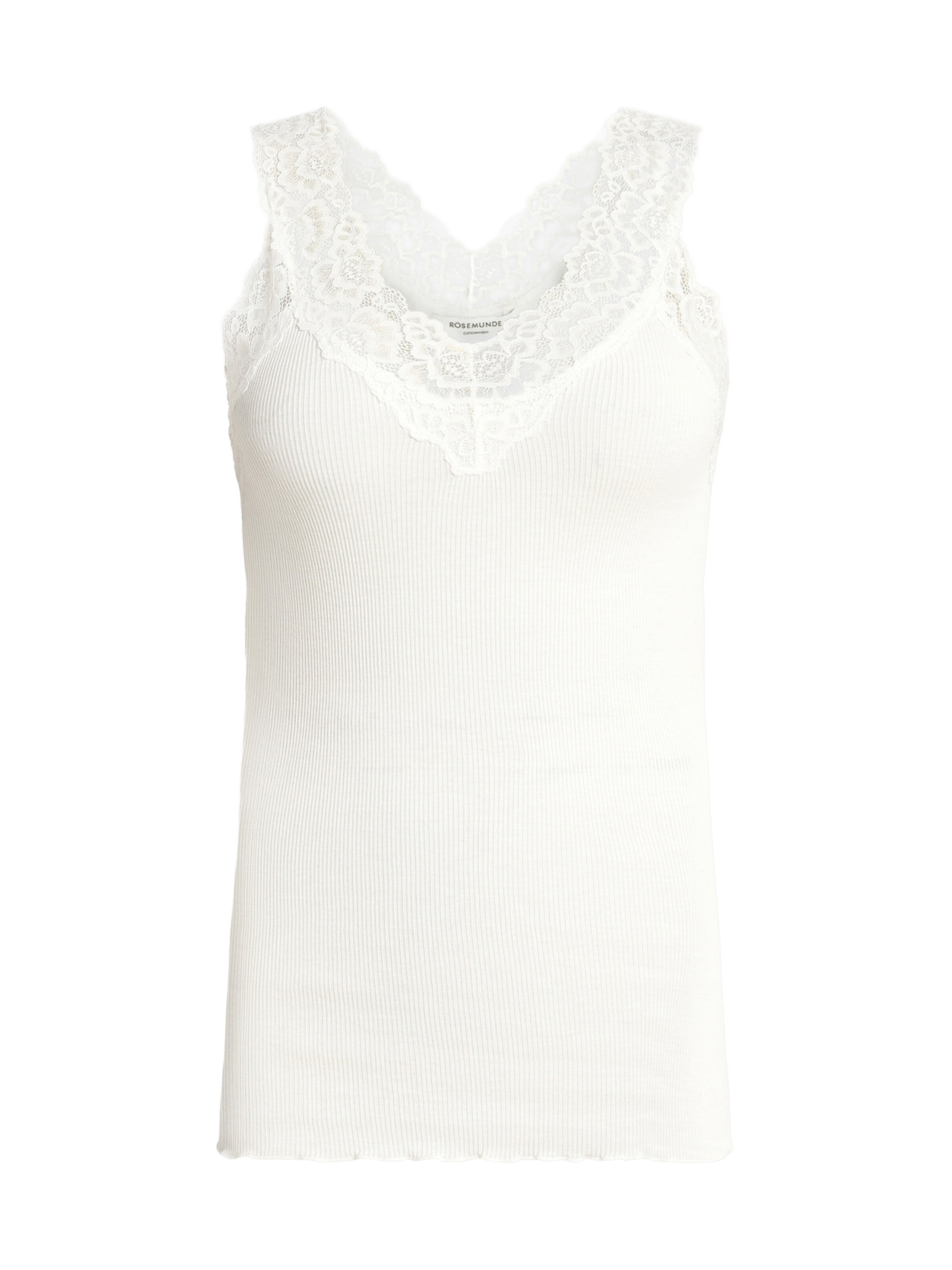 rosemunde Top in Weiß: Vorderseite