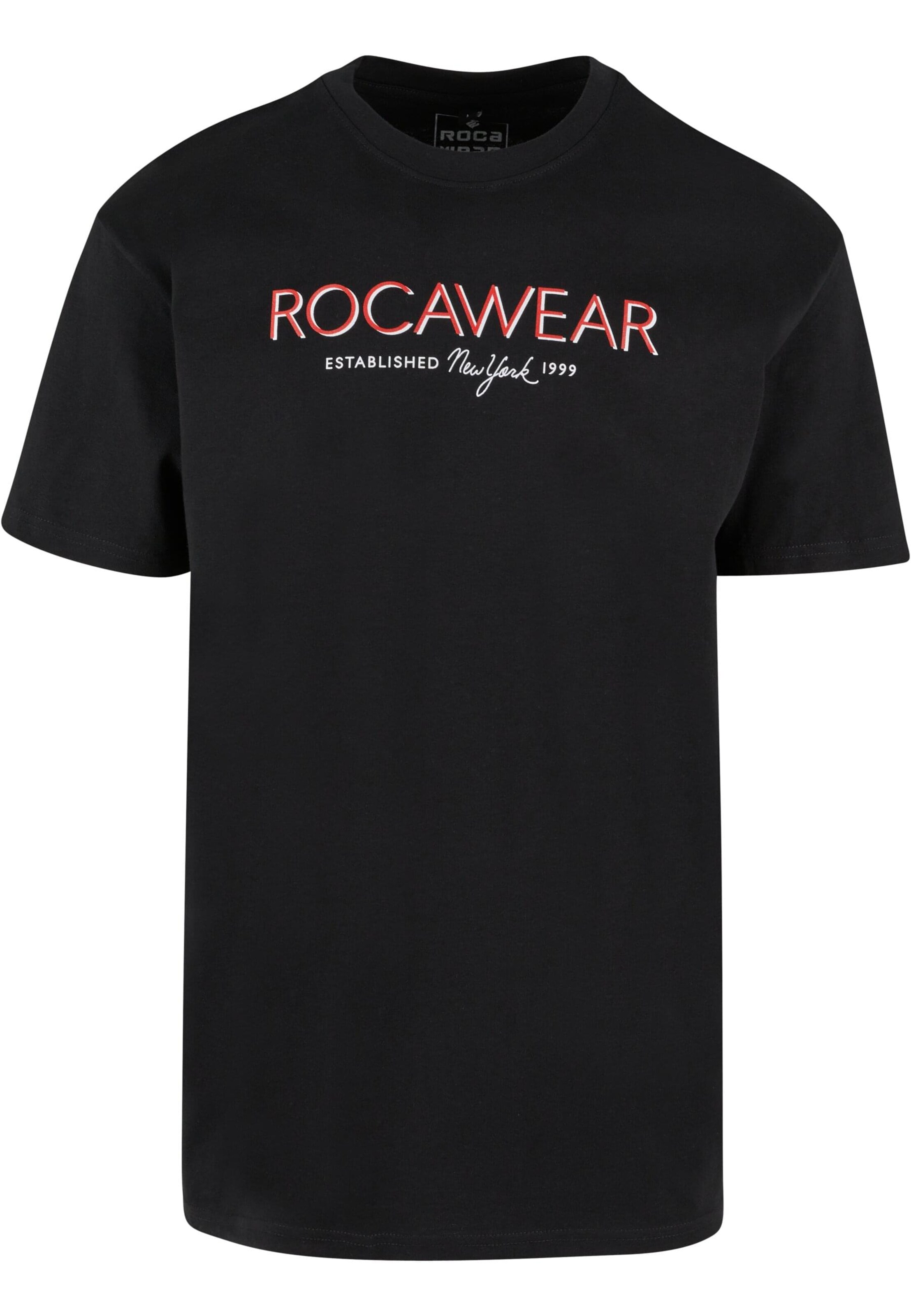 T-Shirt ROCAWEAR en noir : devant