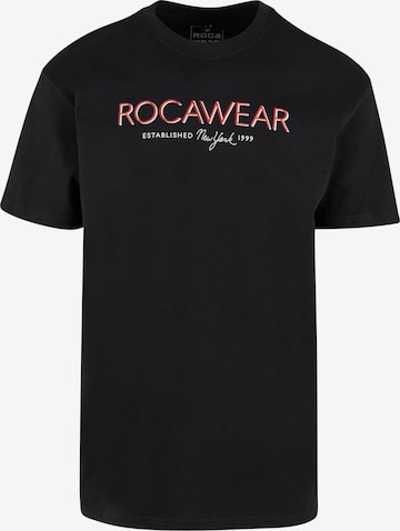Maglietta di ROCAWEAR in nero: frontale