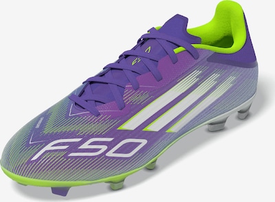 ADIDAS PERFORMANCE Jalkapallokengät 'F50 League' värissä lila / tummanvioletti / hopea / offwhite, Tuotenäkymä