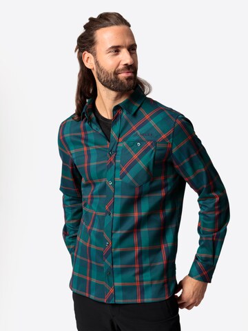 VAUDE Regular fit Functioneel overhemd 'Neshan' in Groen: voorkant